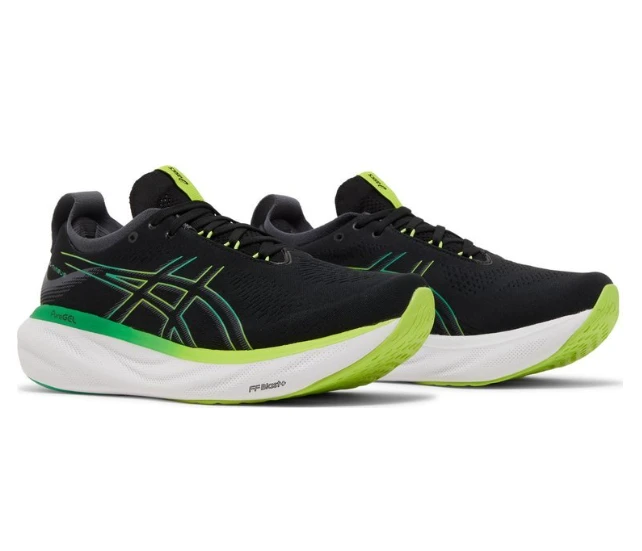 Asics Gel Nimbus 25 Black Lime Zest 1011B547-003 by Air Jordan