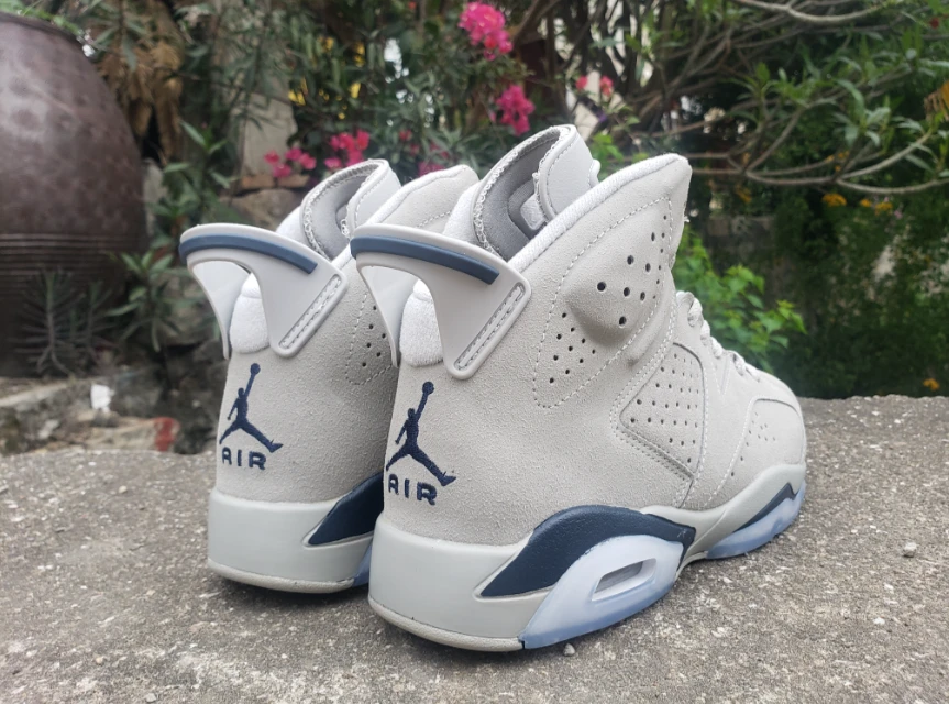 Air Jordan 6 Gray Dark Blue by Air Jordan