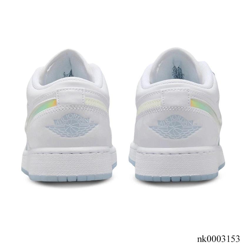 Air Jordan 1 Low Glitter Swoosh Shoes Sneakers by Air Jordan