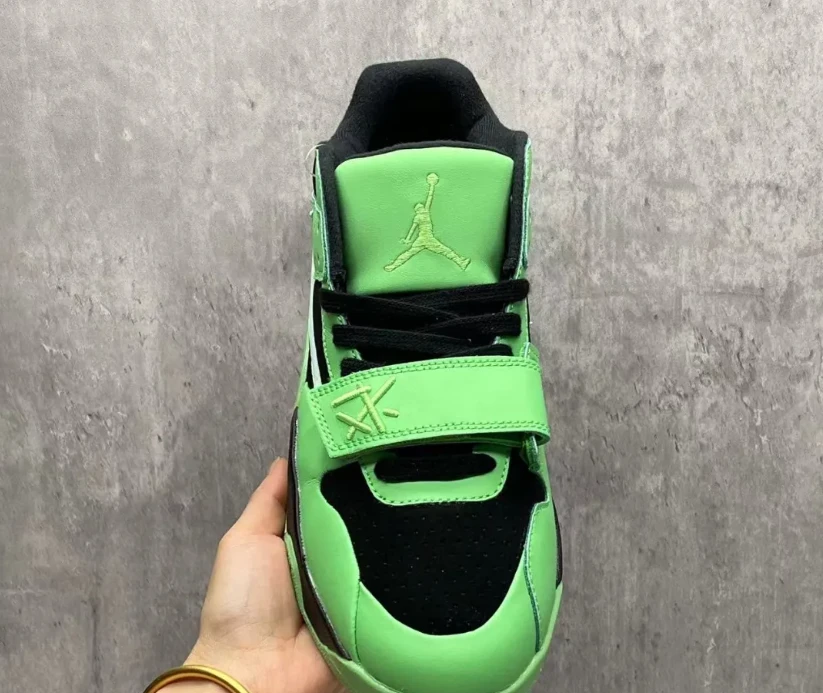Travis Scott x Jumpman Jack Green Spark Shoes Sneakers by Air Jordan