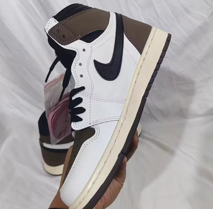 Travis Scott x AJ 1 High OG SP Reverse Mocha Shoes Sneakers by Air Jordan