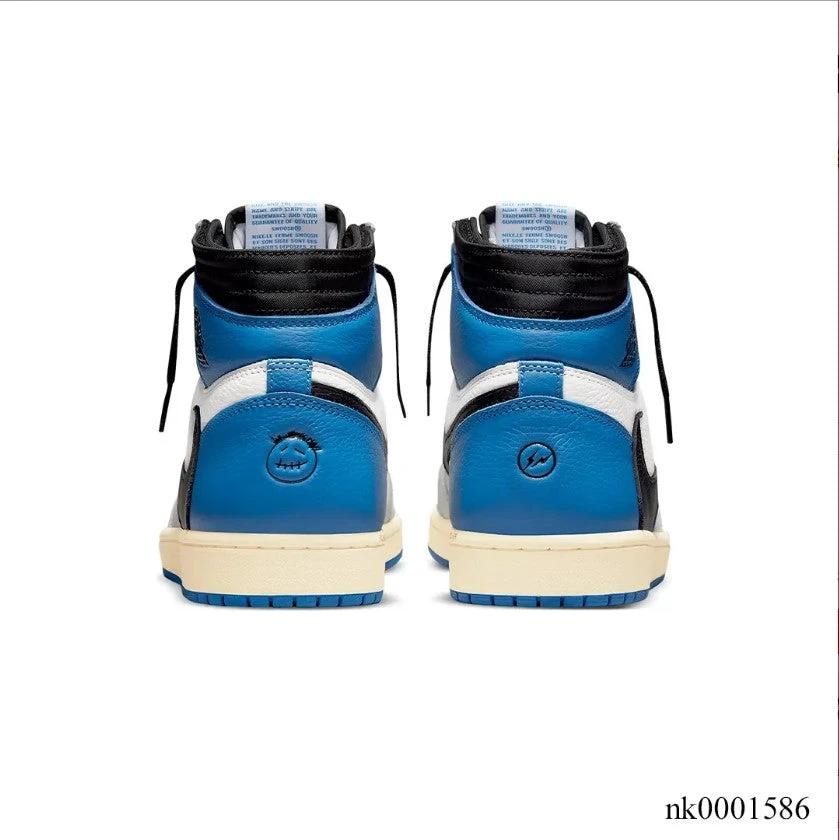 Travis Scott x Fragment xAir Jordan 1 High “Military Blue” Shoes Sneakers by Air Jordan