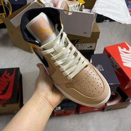 Air Jordan 1 Mid Light Pink Orange Milk Tea by Air Jordan