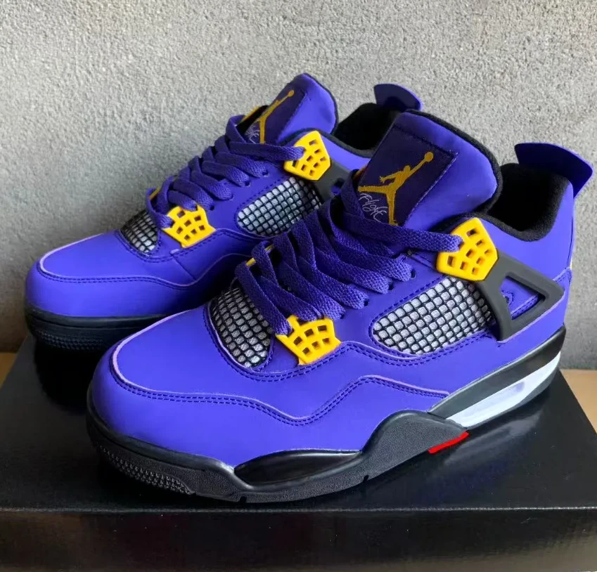 Air Jordan 4 Imperial Purple Shoes Sneakers by Air Jordan