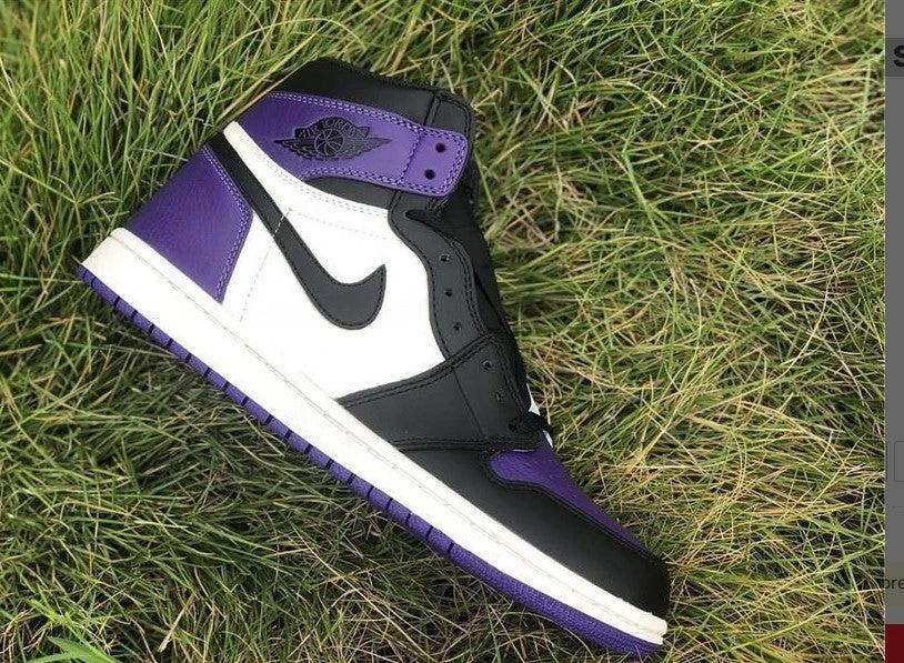 Air Jordan 1 Retro High Court Purple Shoes Sneakers by Air Jordan
