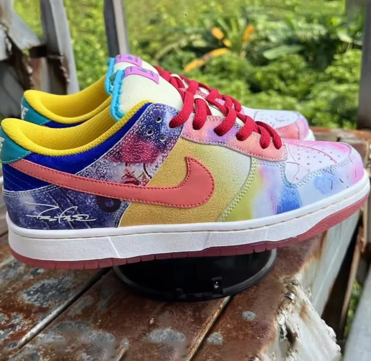Futura x SB Dunk Low Shoes Sneakers by Air Jordan
