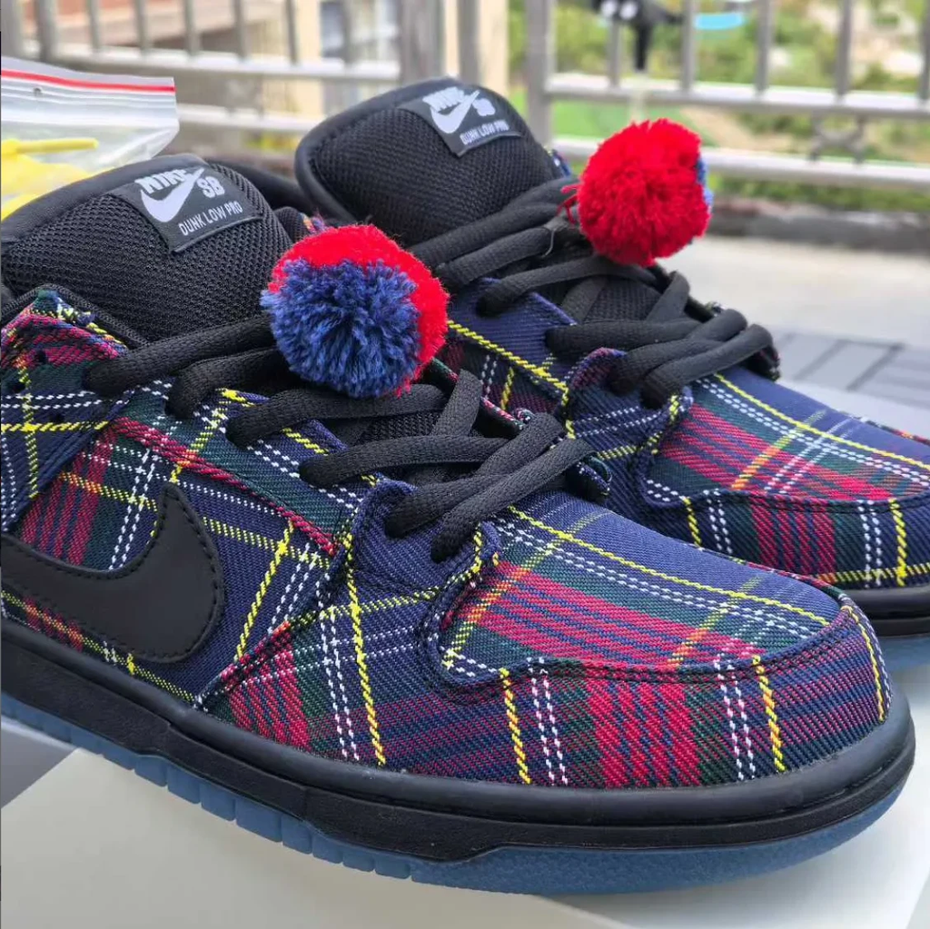 Nardwuar x Dunk Low SB Pro Tartan Shoes Sneakers by Air Jordan