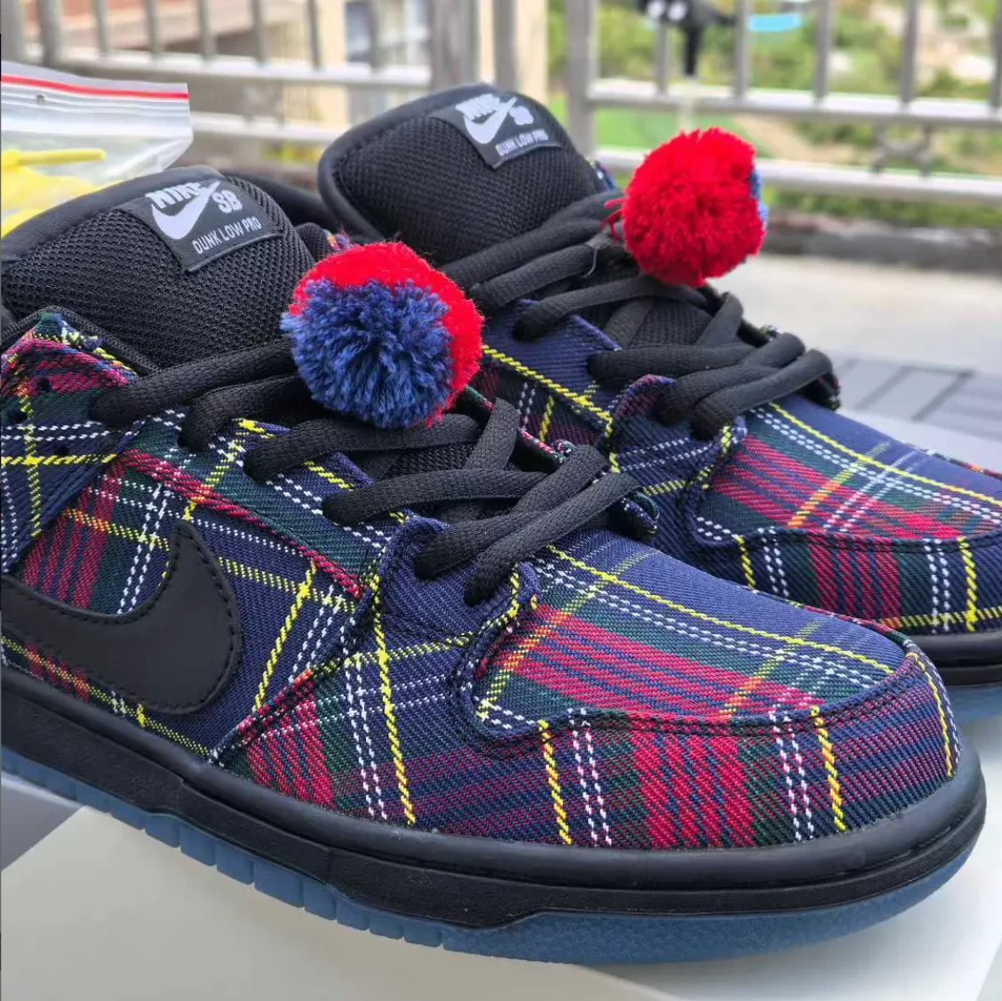 Nardwuar x Dunk Low SB Pro Tartan Shoes Sneakers by Air Jordan