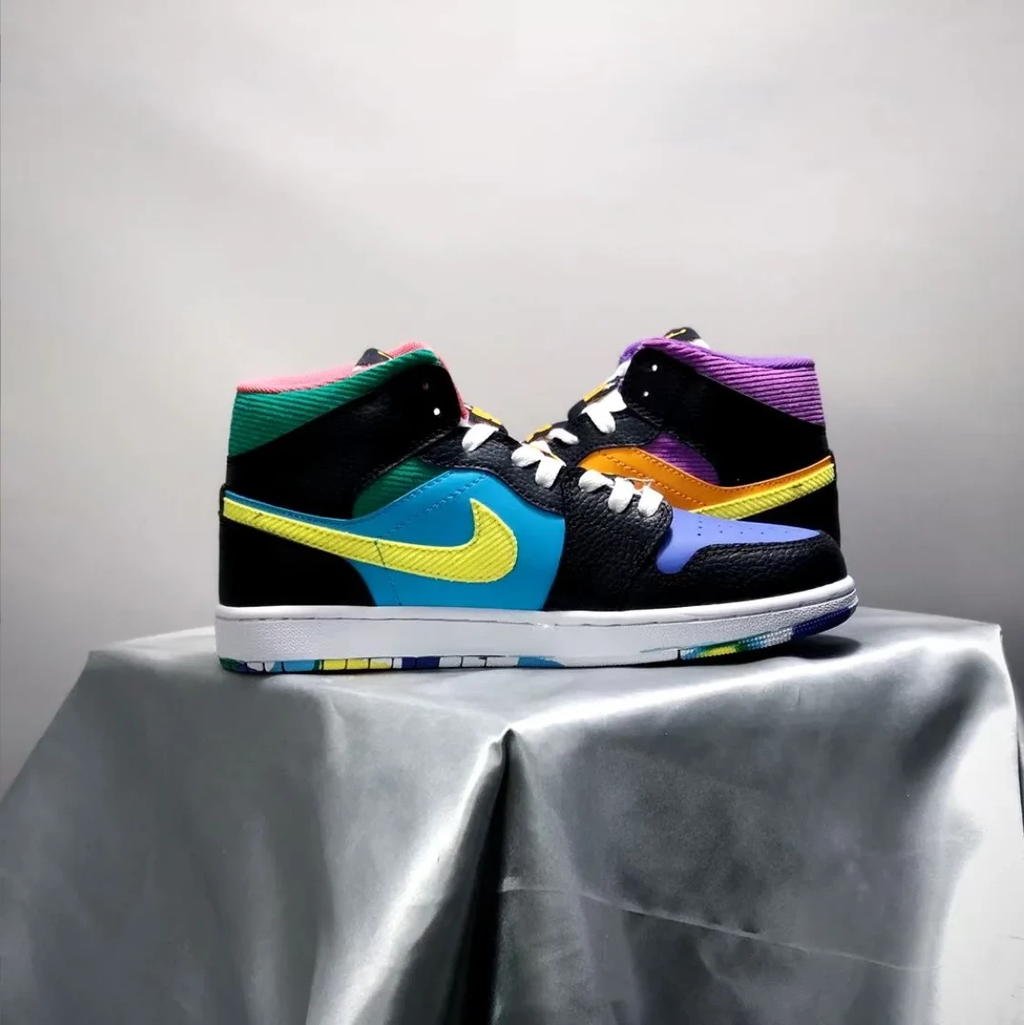 Air Jordan 1 Mid Six Championships Shoes Sneakers by Air Jordan
