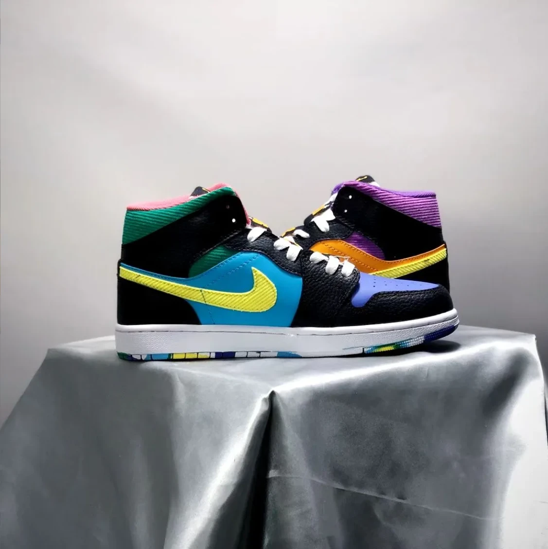 Air Jordan 1 Mid Six Championships Shoes Sneakers by Air Jordan