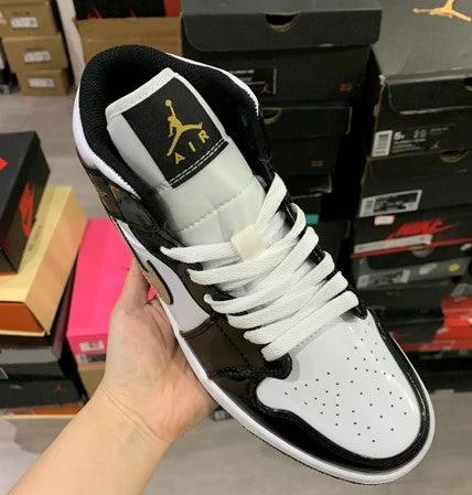 Air Jordan 1 Mid Black Gold by Air Jordan