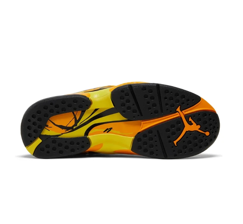 Air Jordan 8 Retro Taxi Yellow Black Shoes Sneakers by Air Jordan