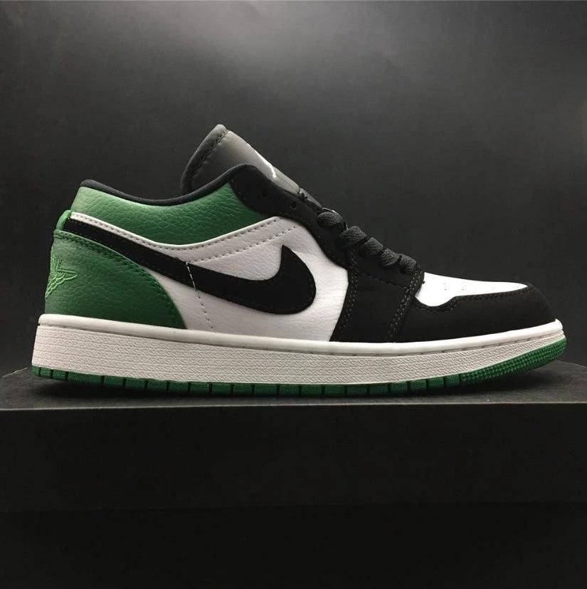 Air Jordan 1 Low White Black Mystic Green Shoes Sneakers by Air Jordan