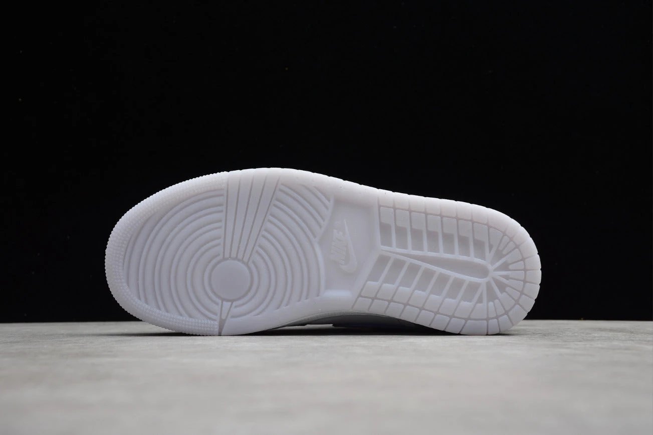 Air Jordan 1 Mid White Gray Blue by Air Jordan