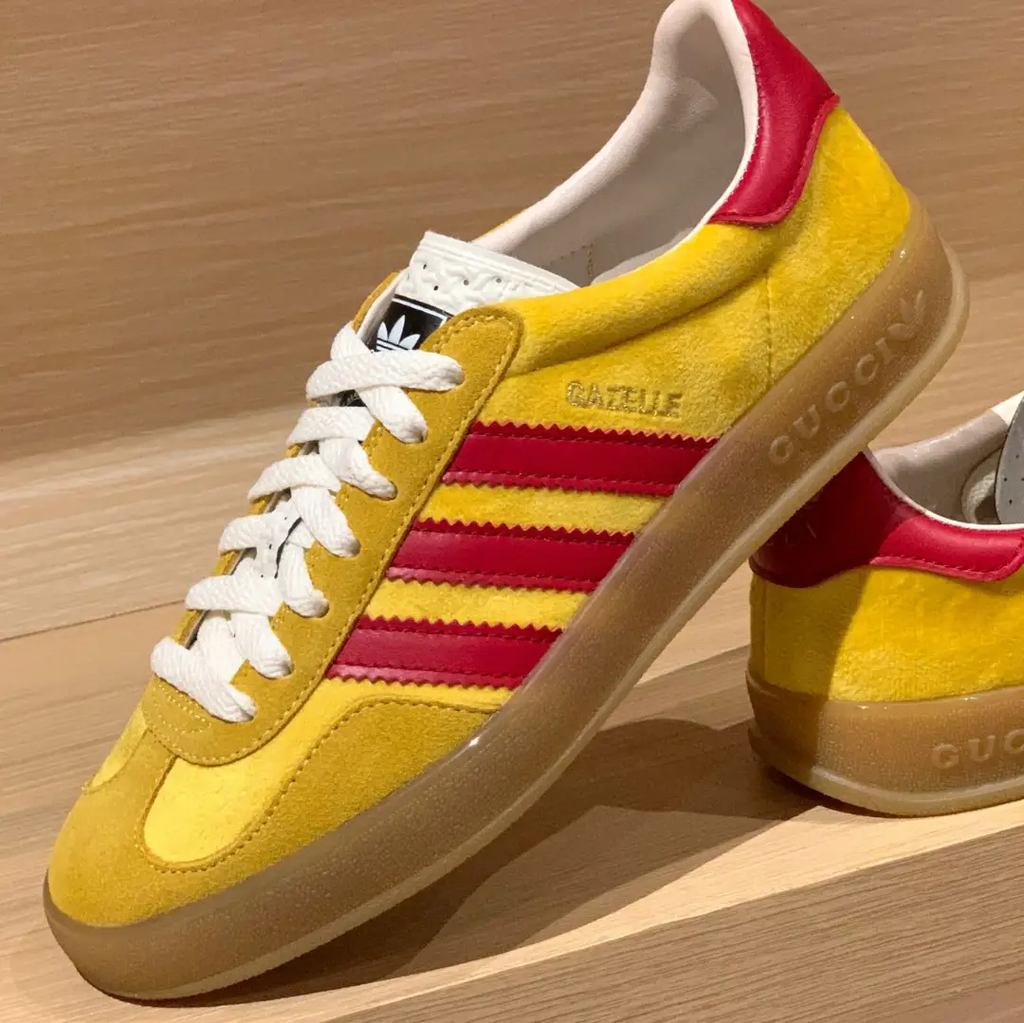 GG x AD Gazelle ‘Yellow Red’ Shoes Sneakers by Air Jordan