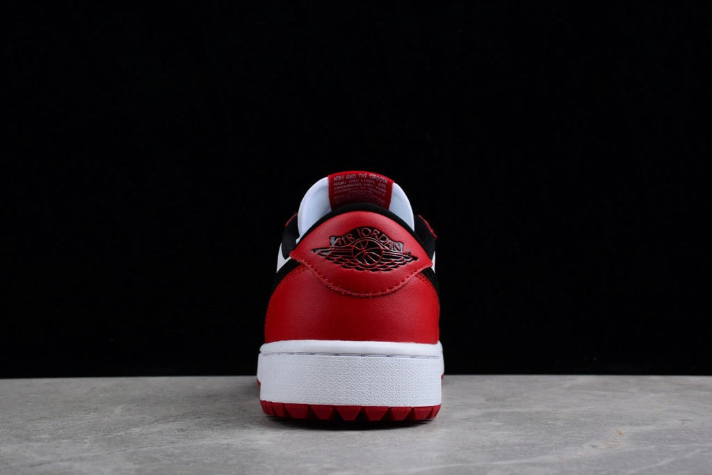 Air Jordan 1 Low White Black Red by Air Jordan
