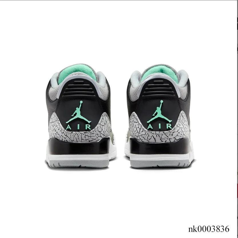 Air Jordan 3 Green Glow Shoes Sneakers by Air Jordan