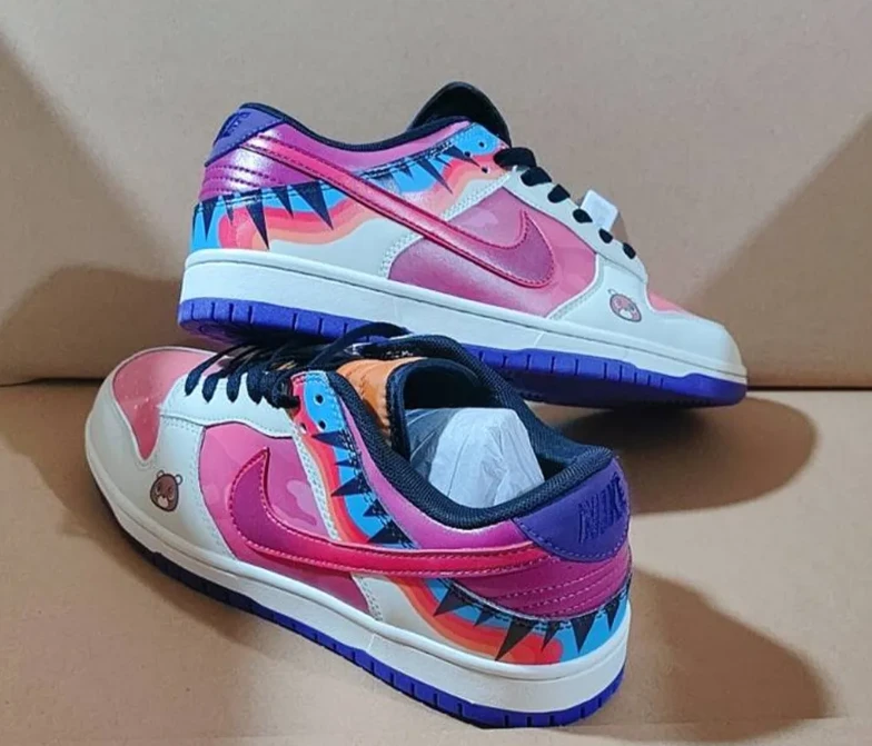 Kanye West x Dunk Low “Graduation” Customs Shoes Sneakers by Air Jordan