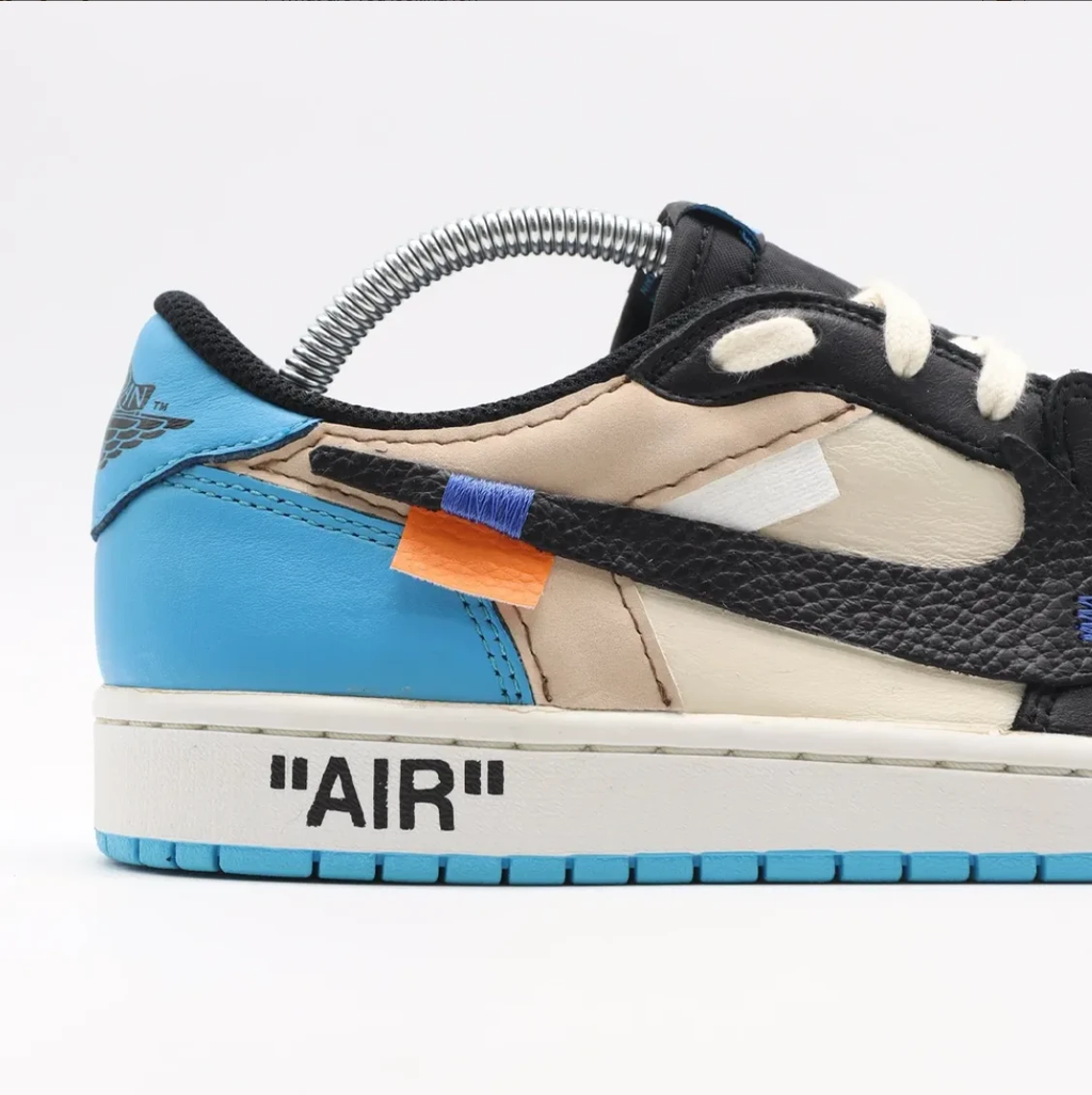 OW x Air Jordan 1 Low OG UNC Shoes Sneakers by Air Jordan