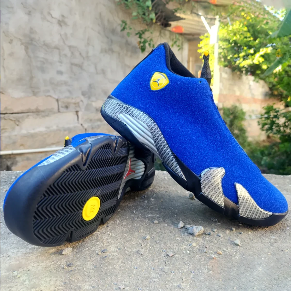 Air Jordan 14 Ferrari Blue Shoes Sneakers by Air Jordan