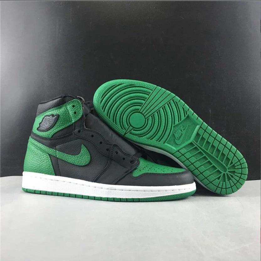 Air Jordan 1 Retro High Pine Green Black Shoes Sneakers by Air Jordan
