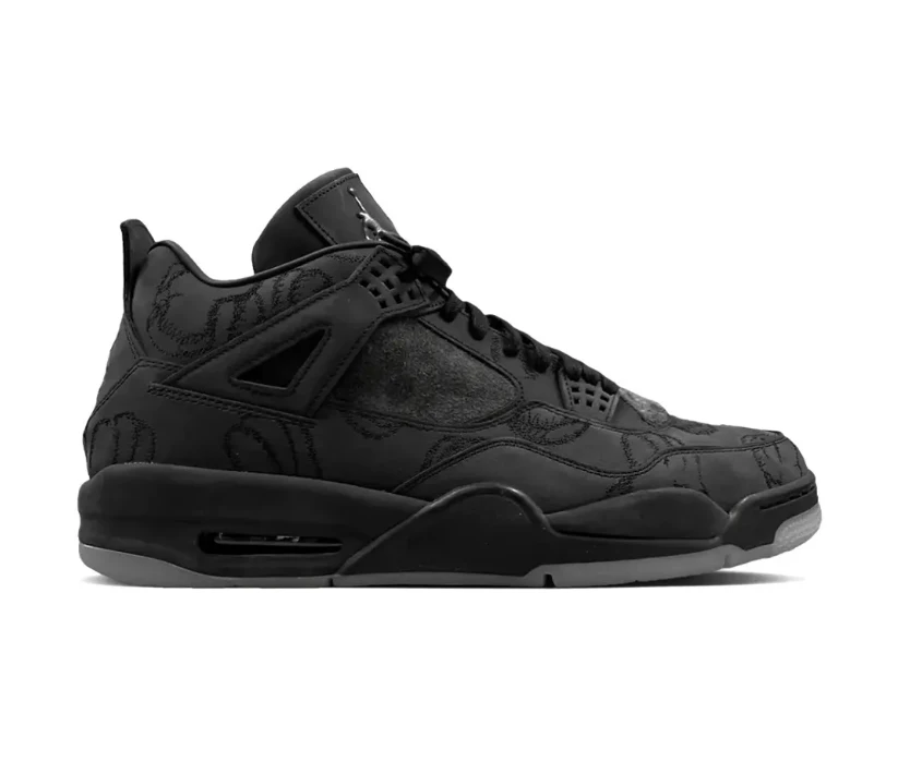 KAWS x AJ 4 Black Shoes Sneakers by Air Jordan