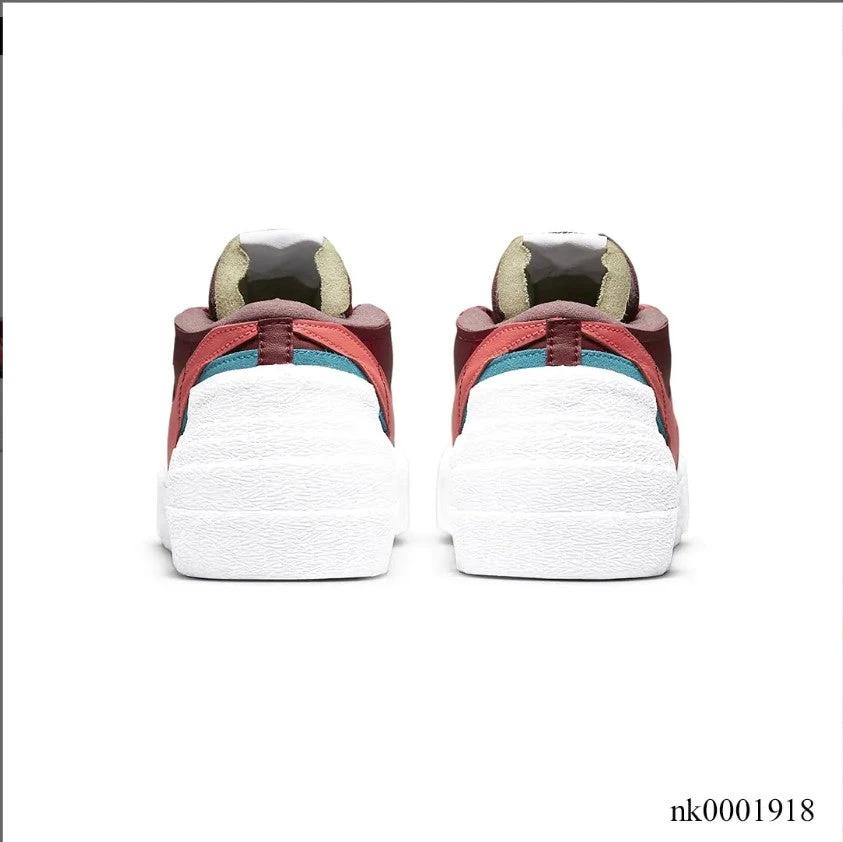 Sacai x KAWS x Blazer Low Team Red Shoes Sneakers by Air Jordan
