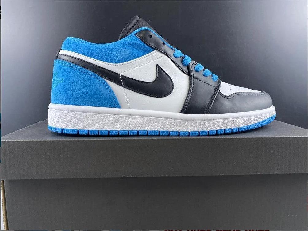 Air Jordan 1 Low Laser Blue Shoes Sneakers by Air Jordan