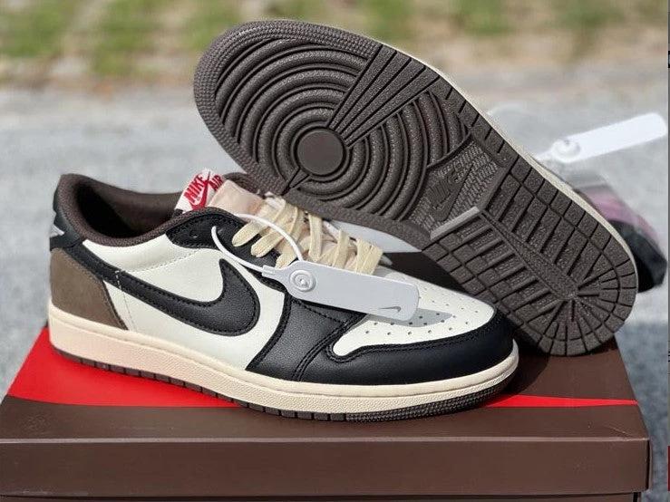 Travis Scott x Air Jordan 1 Low OG SP Dark Mocha Shoes Sneakers by Air Jordan