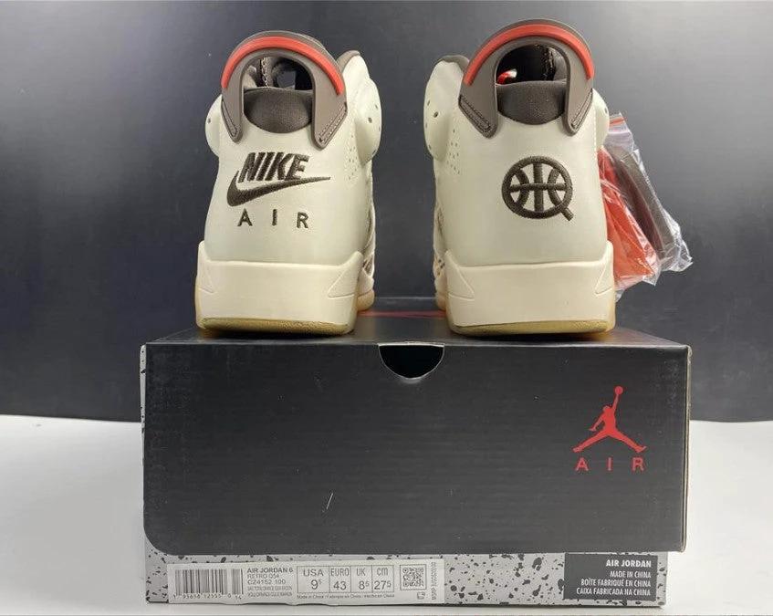 Air Jordan 6 Retro Quai54 Sail Brown (2020) Shoes Sneakers by Air Jordan