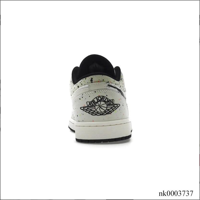 Air Jordan 1 Low Brushstroke Shoes Sneakers by Air Jordan