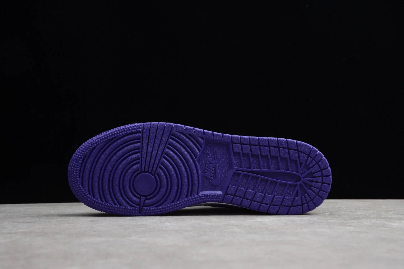 Air Jordan 1 Mid 'White Court Purple' by Air Jordan