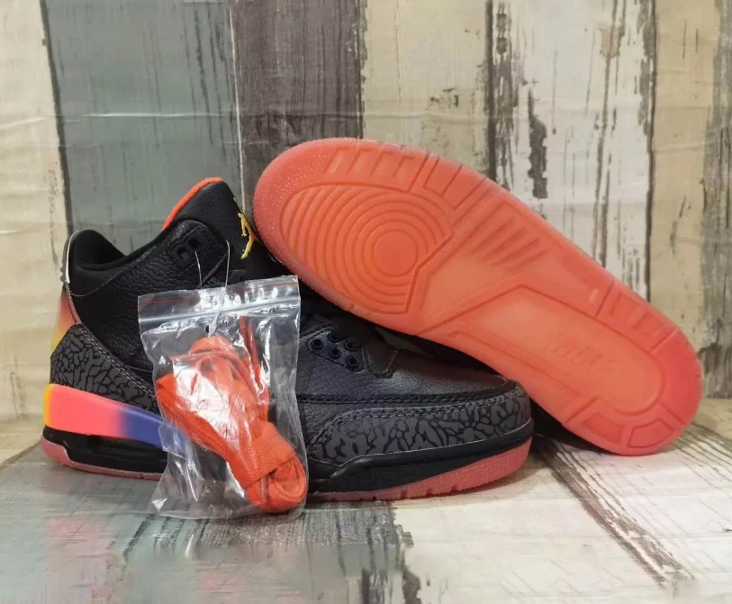 J Balvin x AJ 3 Rio Shoes Sneakers by Air Jordan