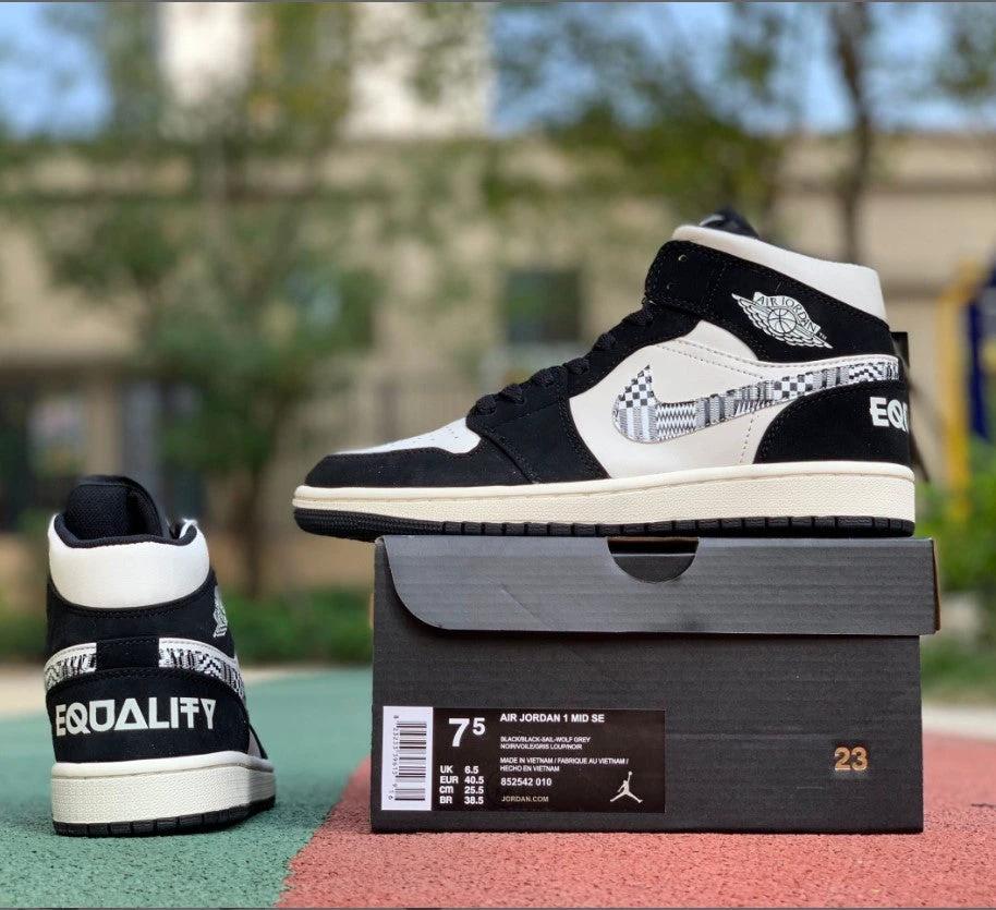 Air Jordan 1 Mid Equality (2019) Shoes Sneakers by Air Jordan