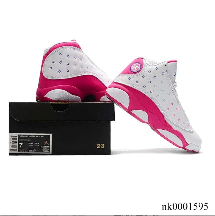Air Jordan 13 White Pink Blue Shoes Sneakers by Air Jordan