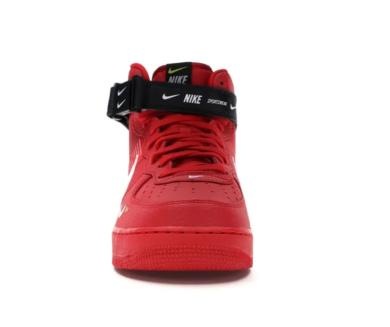 Air Force 1 Mid Utility University Red Shoes Sneakers by Air Jordan