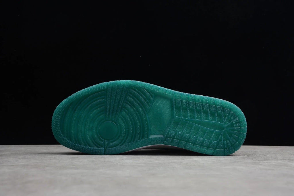 Air Jordan 1 Mid White Mystic Green by Air Jordan