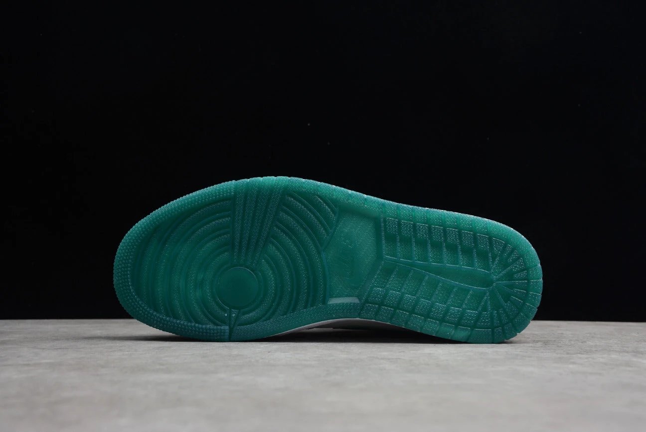Air Jordan 1 Mid White Mystic Green by Air Jordan