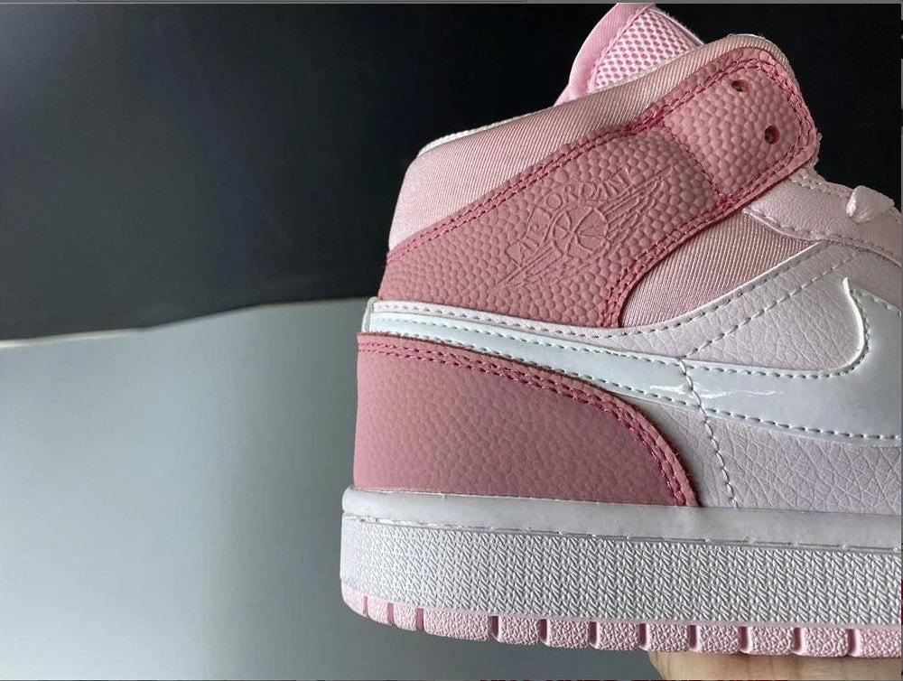 Air Jordan 1 Mid Digital Pink (W) Shoes Sneakers by Air Jordan
