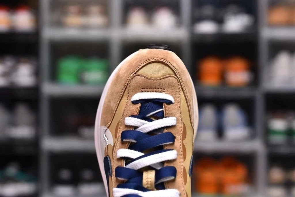 Sacai x VaporWaffle Sesame Blue Void Shoes Sneakers by Air Jordan