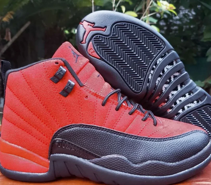 Air Jordan 12 Reverse Flu Game Shoes Sneakers by Air Jordan