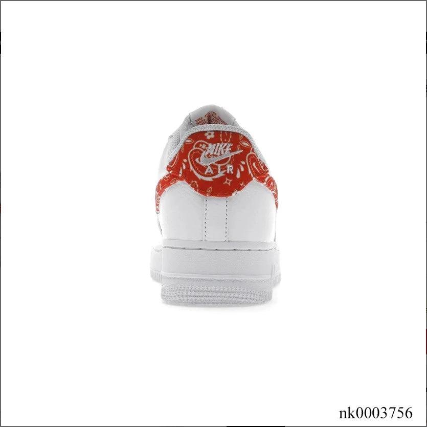 Air Force 1 Low Orange Paisley Shoes Sneakers by Air Jordan