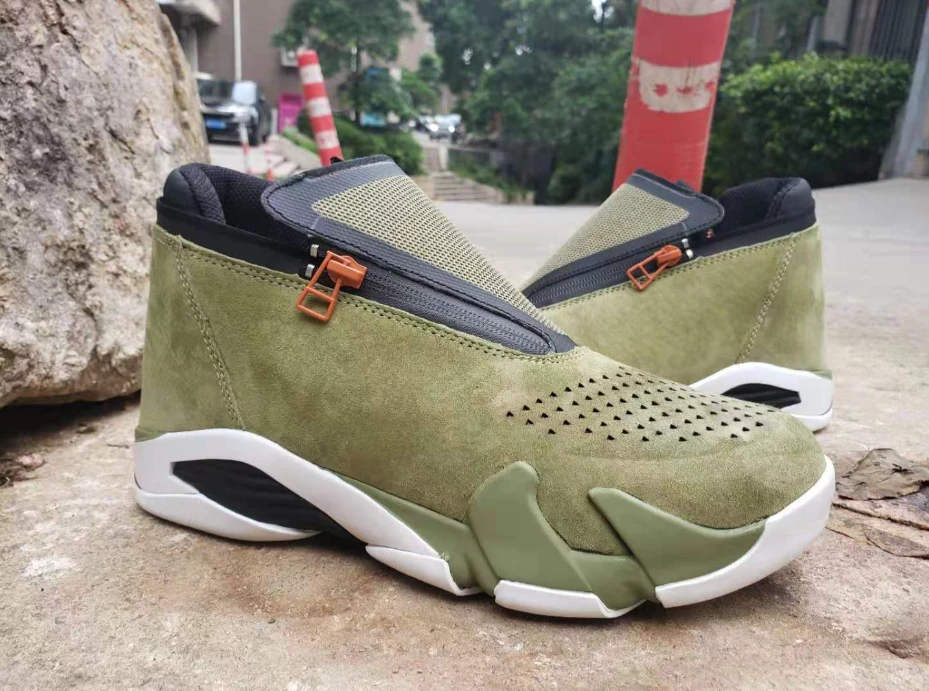 Air Jordan 14 Jumpman Z Olive Green by Air Jordan