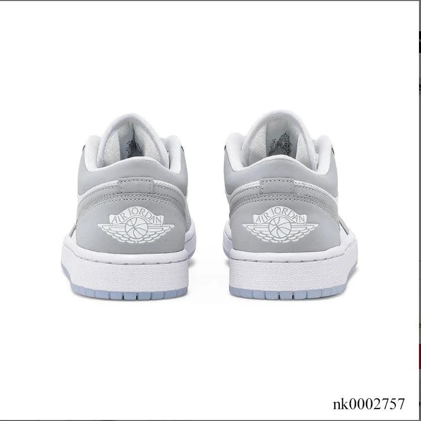 Air Jordan 1 Low White Wolf Grey Shoes Sneakers by Air Jordan