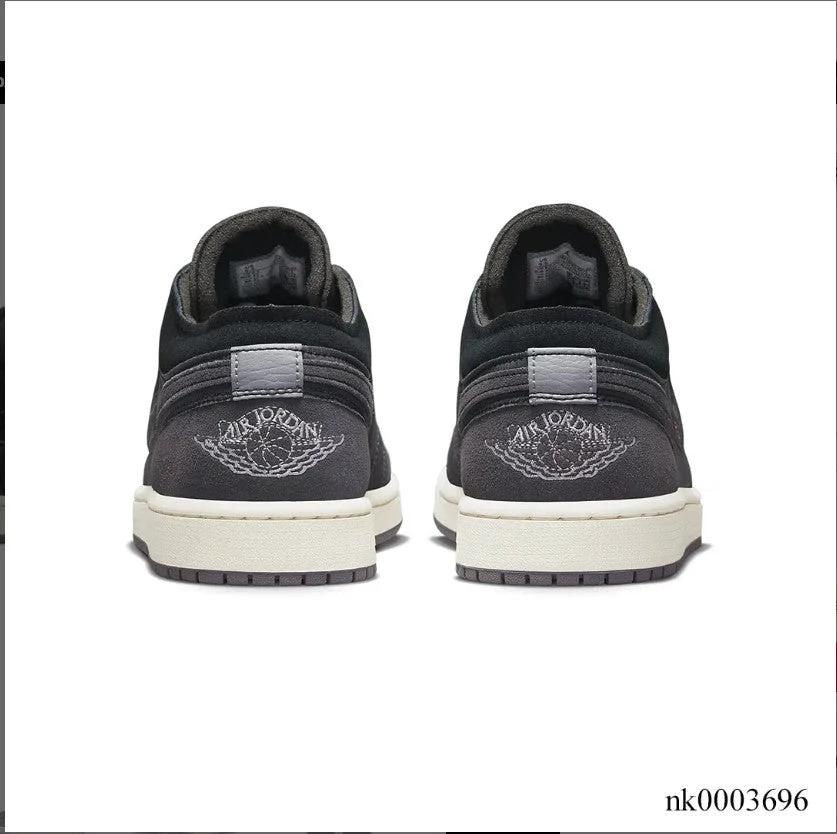 Air Jordan 1 Low Craft Inside Out Black Shoes Sneakers by Air Jordan