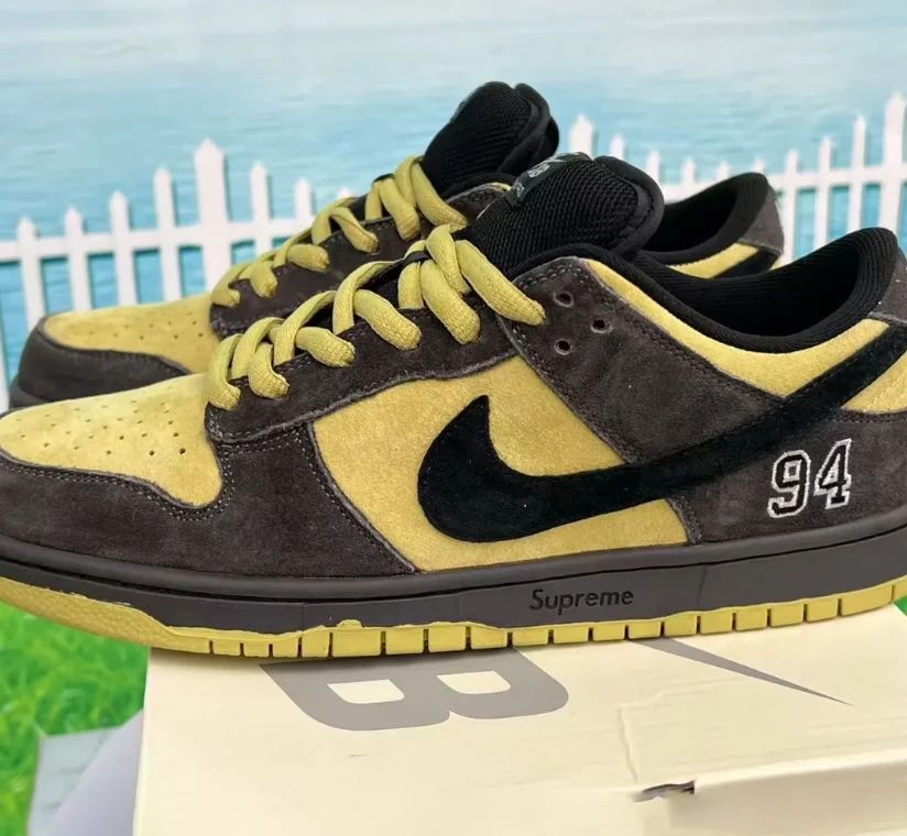 SUP x Dunk Low SB Camper Green Shoes Sneakers by Air Jordan