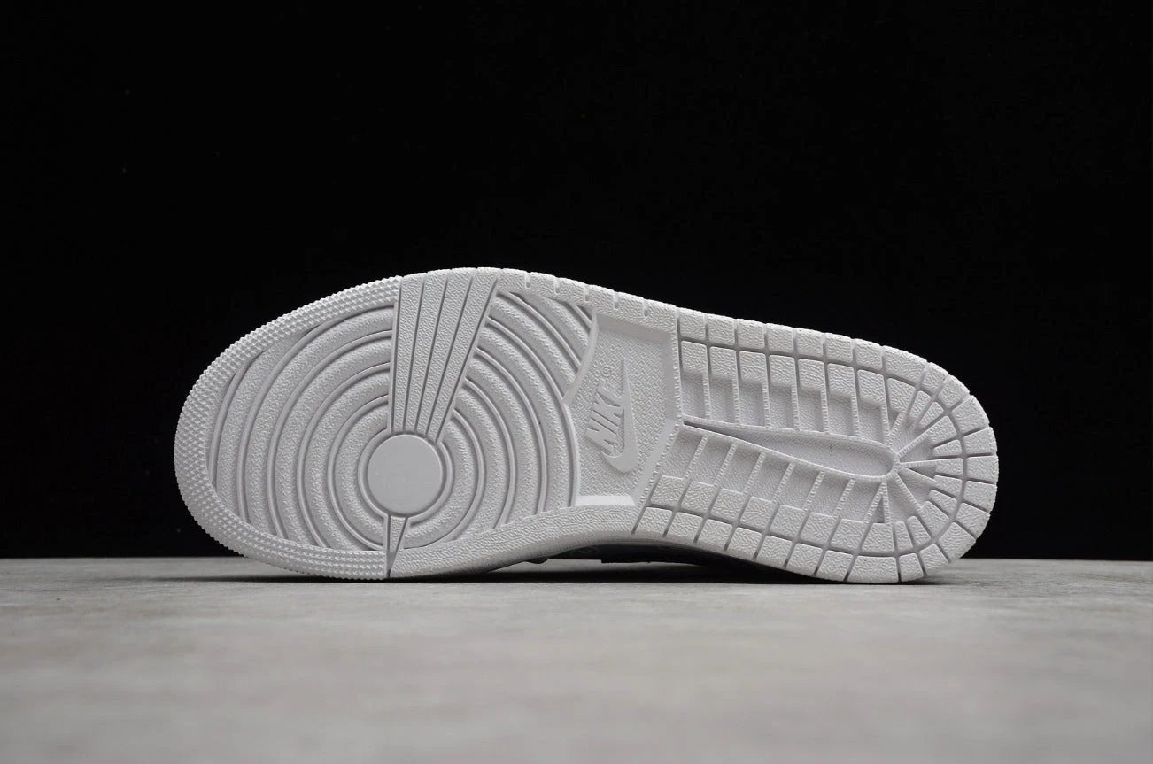 Air Jordan 1 Mid Black And White Gray by Air Jordan