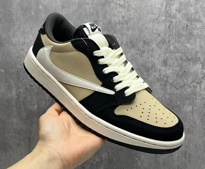 Travis Scott x AJ 1 Low OG Pale Vanilla Shoes Sneakers by Air Jordan