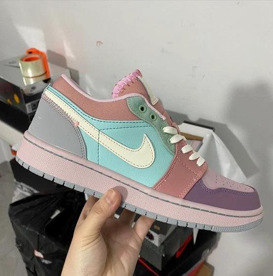 Air Jordan 1 Low SE Pink Green by Air Jordan