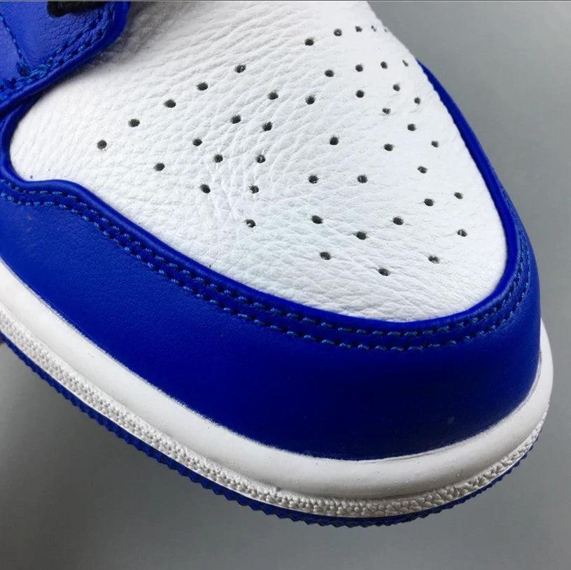 Air Jordan 1 Low Hyper Royal Orange Peel Shoes Sneakers by Air Jordan